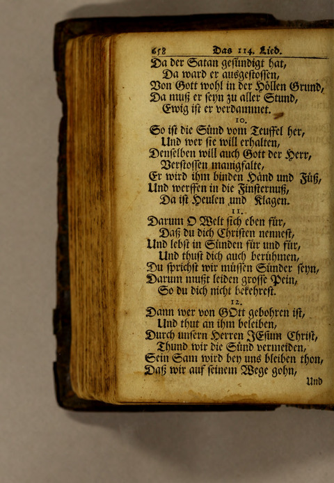 Ausbund, das ist: etliche schöne christliche lieder, wie sie in dem Gefängnüs zu Bassau in dem Schloss on den Schweitzer-Brüdern, und von andern rechtgläubigen Christen hin und her gedichtet worden page 660