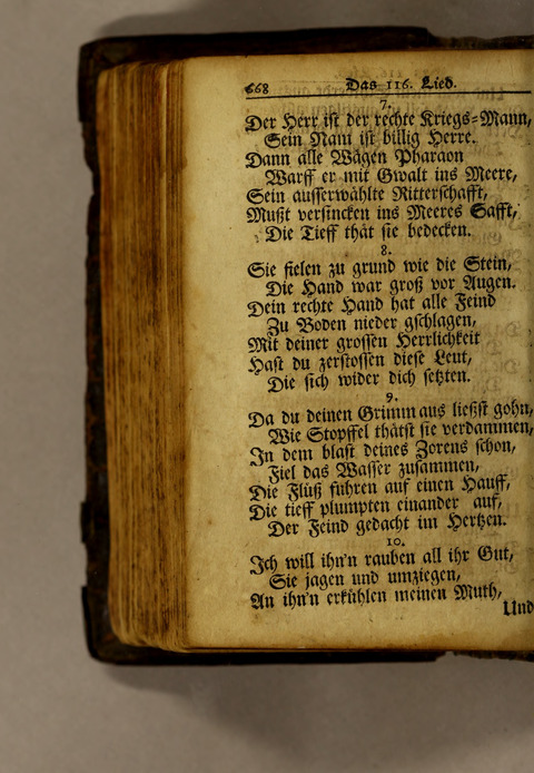 Ausbund, das ist: etliche schöne christliche lieder, wie sie in dem Gefängnüs zu Bassau in dem Schloss on den Schweitzer-Brüdern, und von andern rechtgläubigen Christen hin und her gedichtet worden page 670