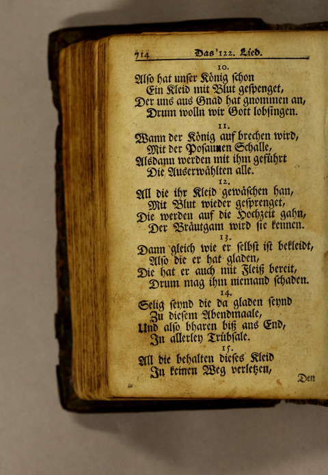 Ausbund, das ist: etliche schöne christliche lieder, wie sie in dem Gefängnüs zu Bassau in dem Schloss on den Schweitzer-Brüdern, und von andern rechtgläubigen Christen hin und her gedichtet worden page 716