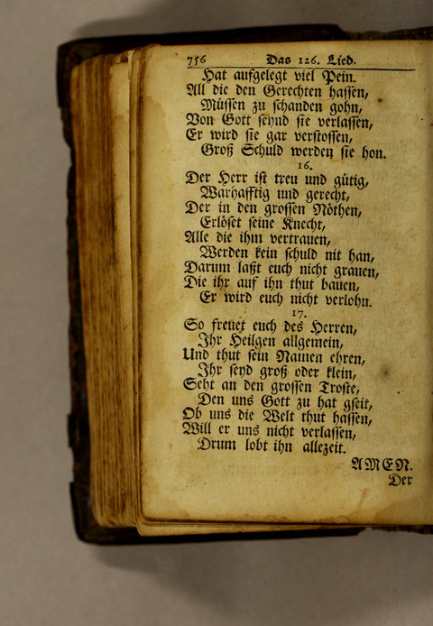 Ausbund, das ist: etliche schöne christliche lieder, wie sie in dem Gefängnüs zu Bassau in dem Schloss on den Schweitzer-Brüdern, und von andern rechtgläubigen Christen hin und her gedichtet worden page 758