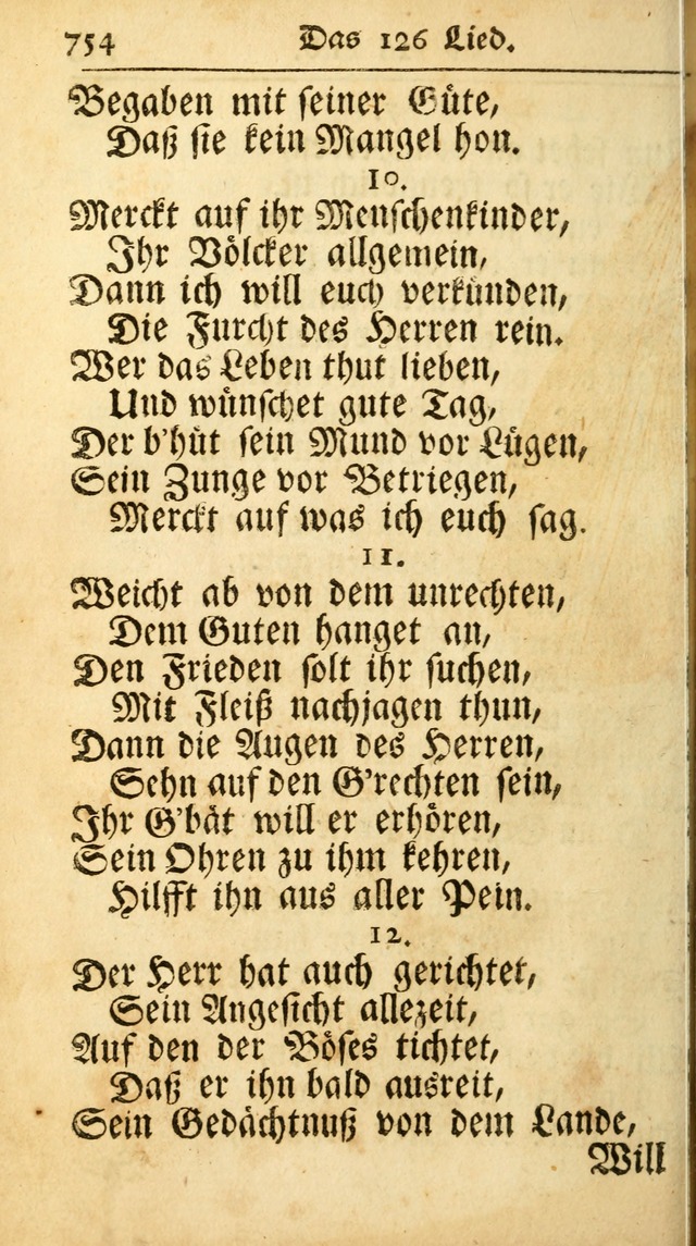 Ausbund, das ist Etliche Schöne Christliche Lieder wie sie in dem Gefängnüss zu Bassau in dem Schloß von den Schweitzer-Brüdern, und von anderen rechtgläubigen Christen hin und her gedichtet worden... page 754