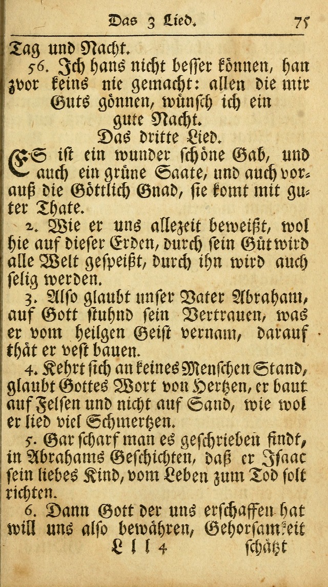 Ausbund, das ist Etliche Schöne Christliche Lieder wie sie in dem Gefängnüss zu Bassau in dem Schloß von den Schweitzer-Brüdern, und von anderen rechtgläubigen Christen hin und her gedichtet worden... page 897