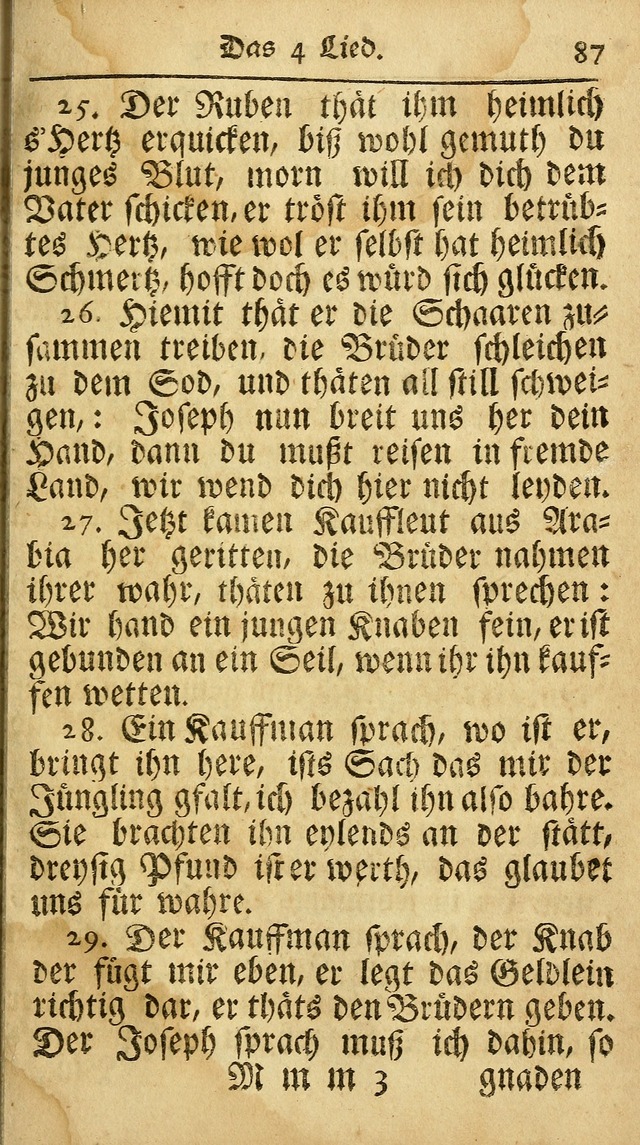 Ausbund, das ist Etliche Schöne Christliche Lieder wie sie in dem Gefängnüss zu Bassau in dem Schloß von den Schweitzer-Brüdern, und von anderen rechtgläubigen Christen hin und her gedichtet worden... page 909