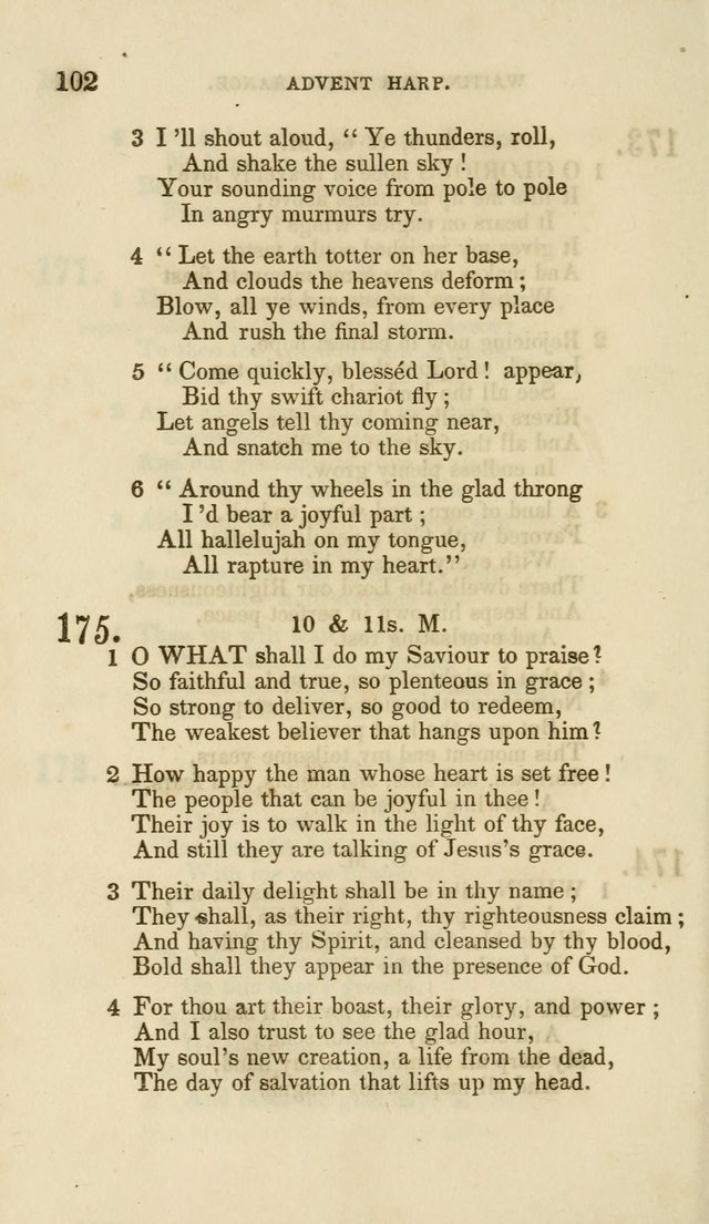 The Advent Harp; designed for believers in the speedy coming of Christ page 111