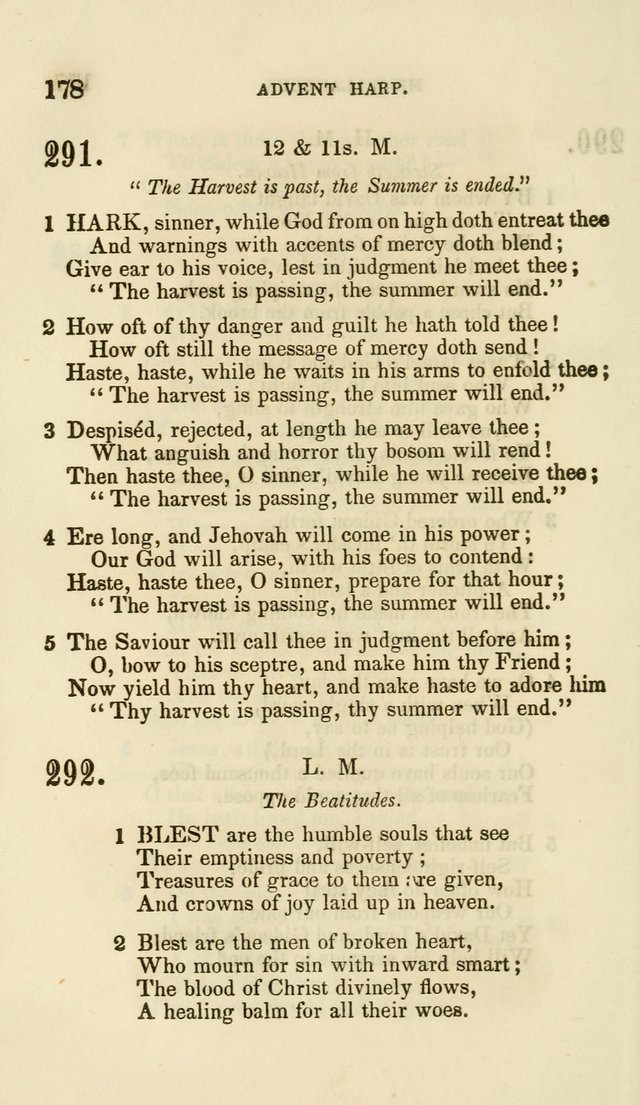 The Advent Harp; designed for believers in the speedy coming of Christ page 187