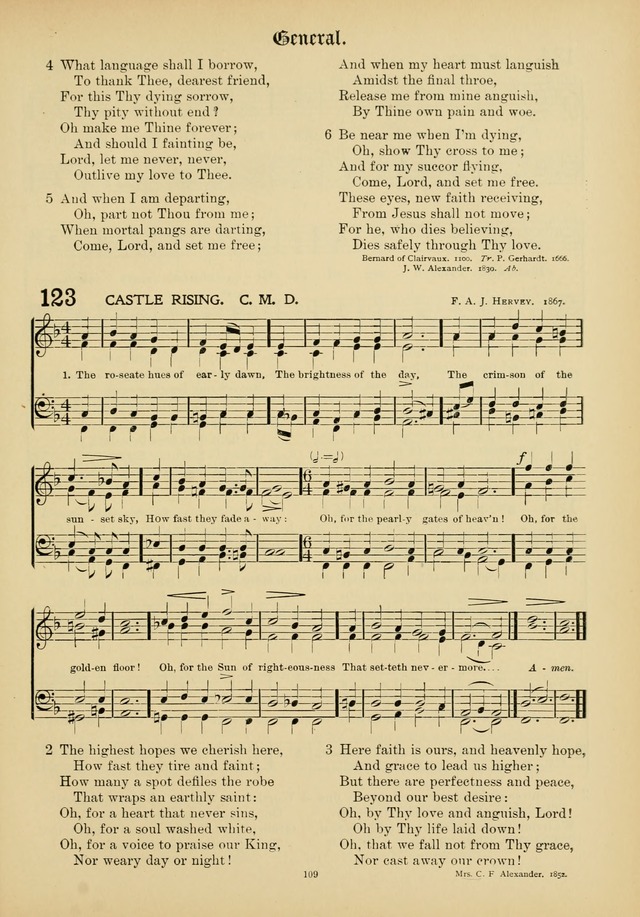 The Academic Hymnal page 110