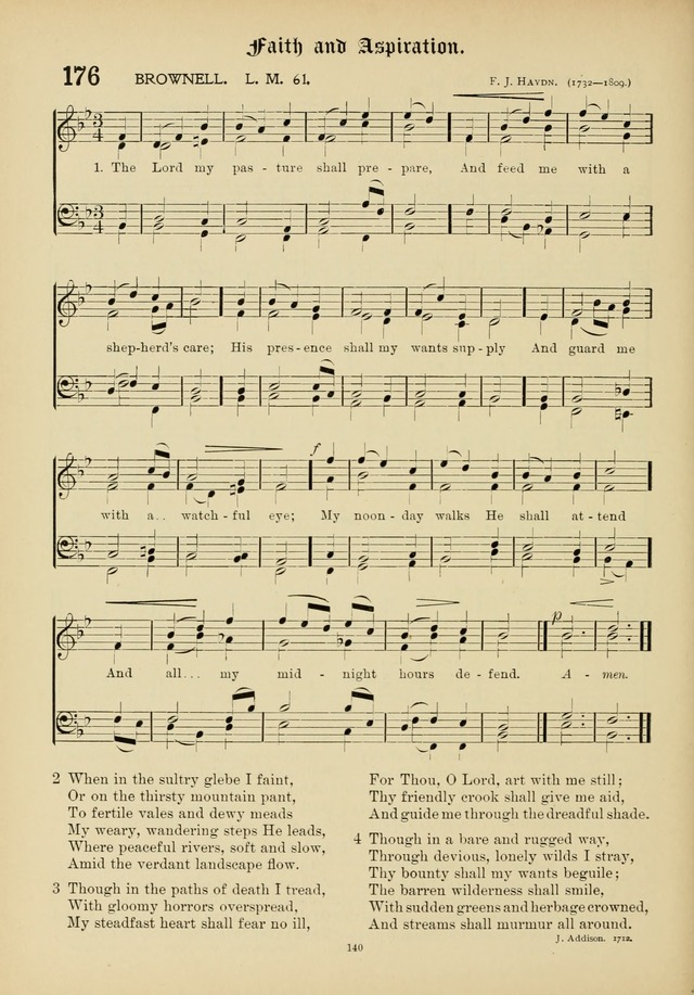 The Academic Hymnal page 141