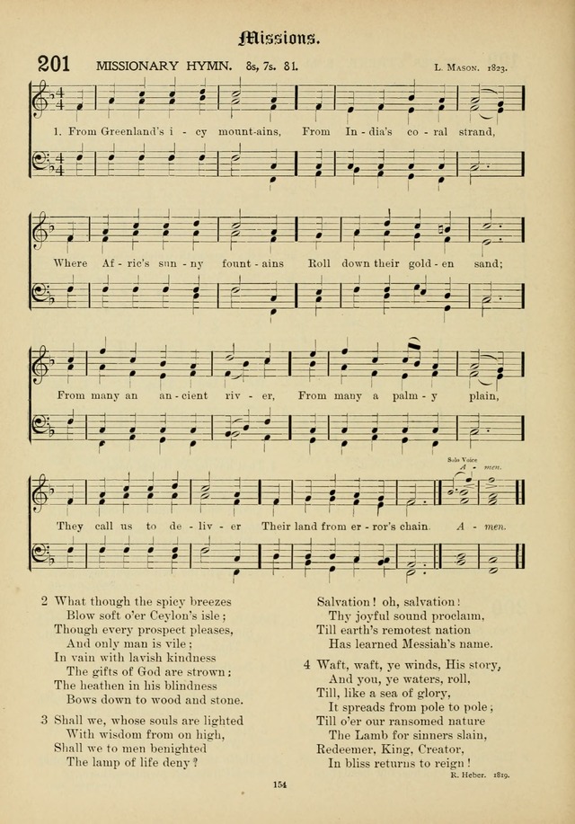 The Academic Hymnal page 155