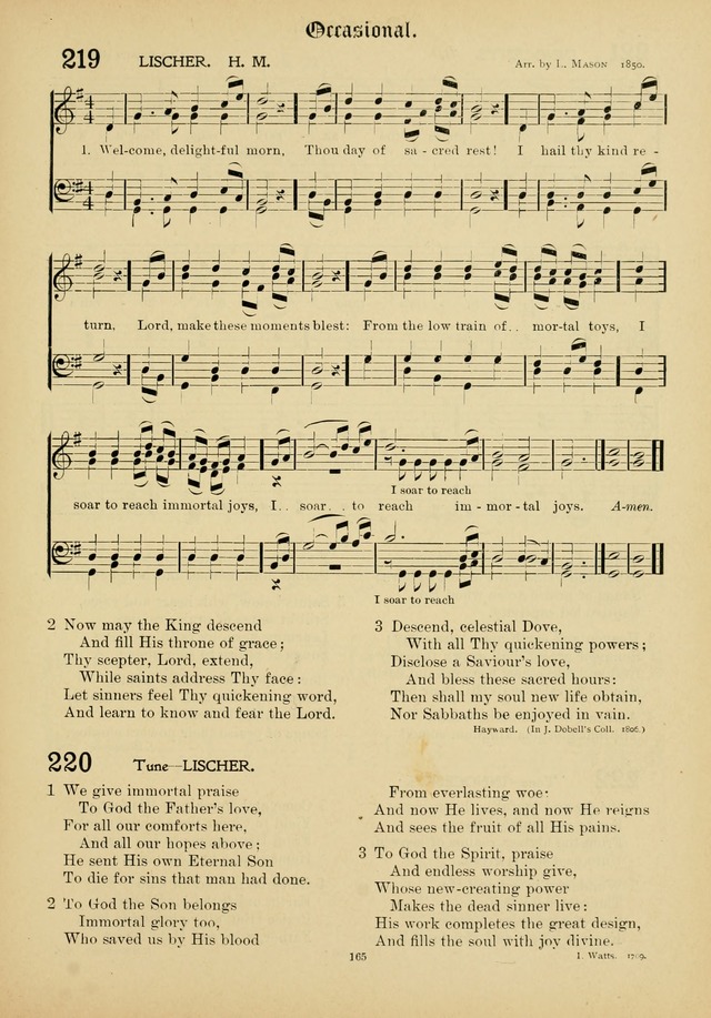 The Academic Hymnal page 166