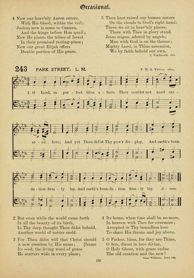 The Academic Hymnal page 180