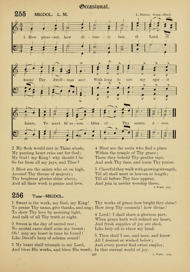 The Academic Hymnal page 188