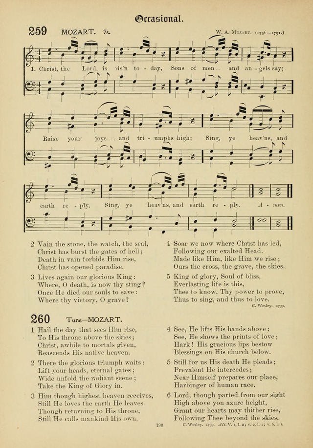 The Academic Hymnal page 191