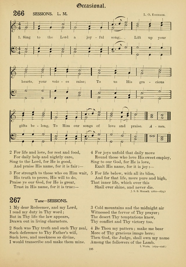 The Academic Hymnal page 196