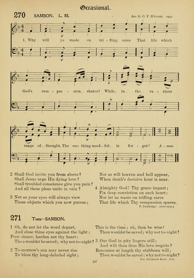 The Academic Hymnal page 198