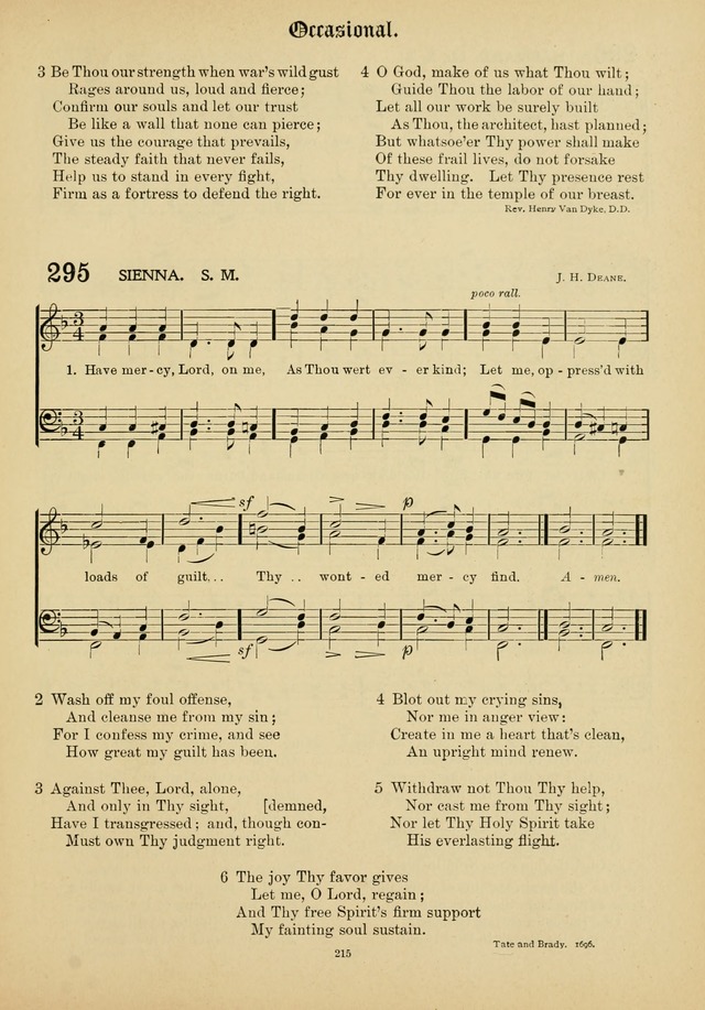 The Academic Hymnal page 216