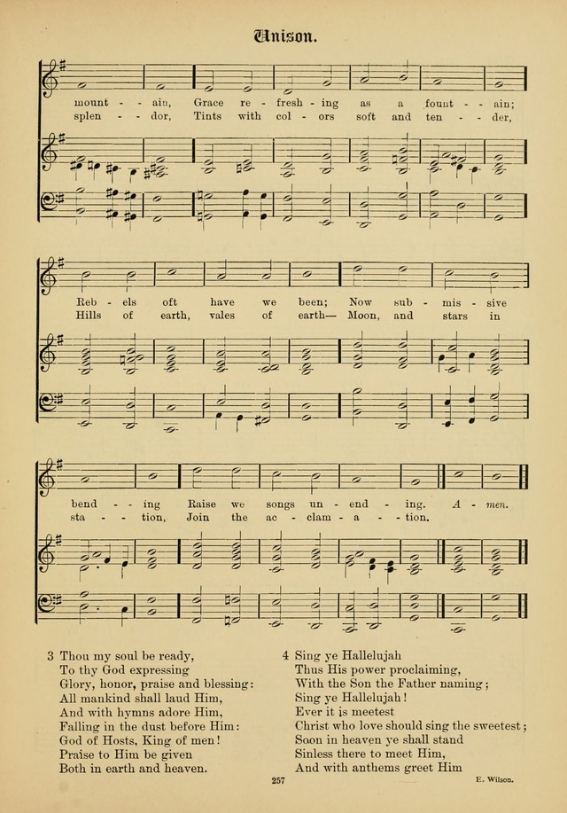 The Academic Hymnal page 258