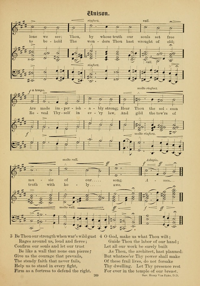 The Academic Hymnal page 270