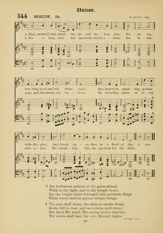 The Academic Hymnal page 271