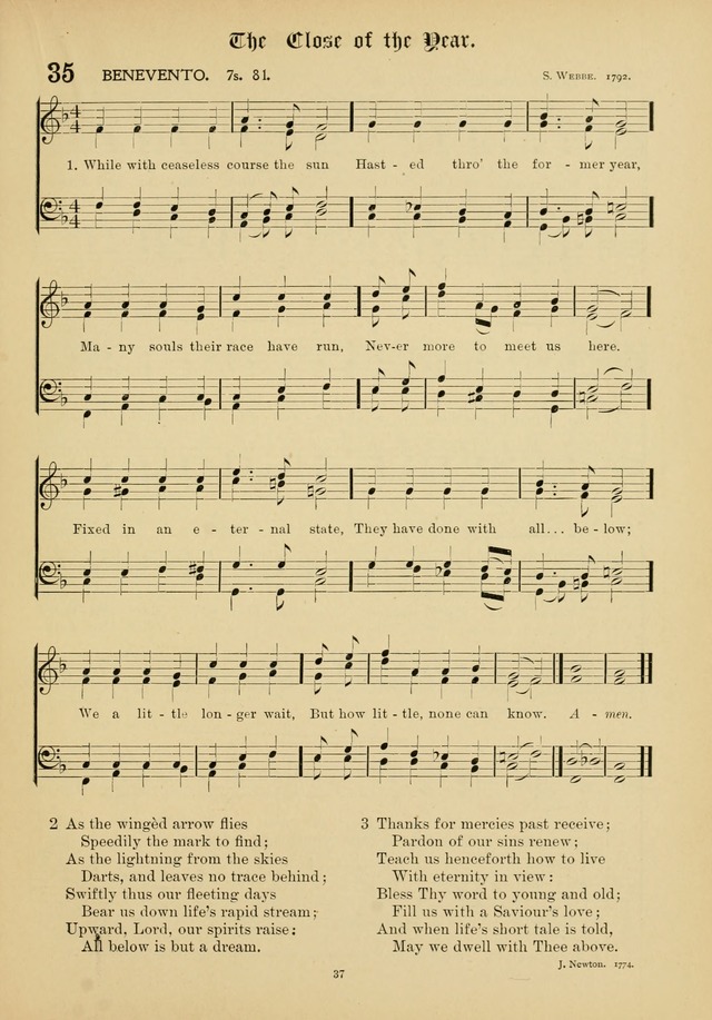 The Academic Hymnal page 38