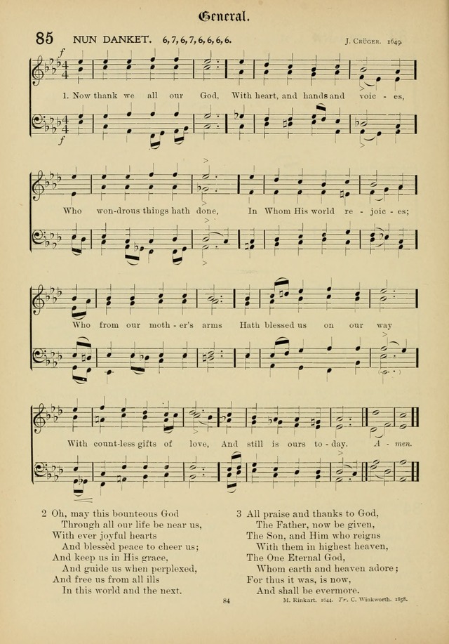 The Academic Hymnal page 85