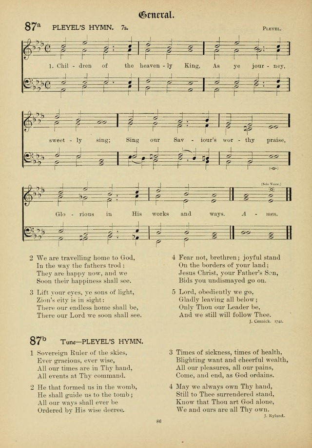 The Academic Hymnal page 87