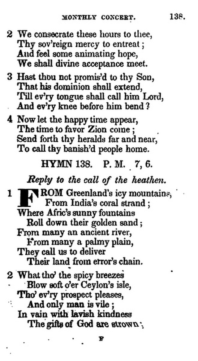 Additional Hymns, Adopted by the General Synod of the Reformed Dutch Church  in North America, at their Session June 1831. 2nd ed. page 114