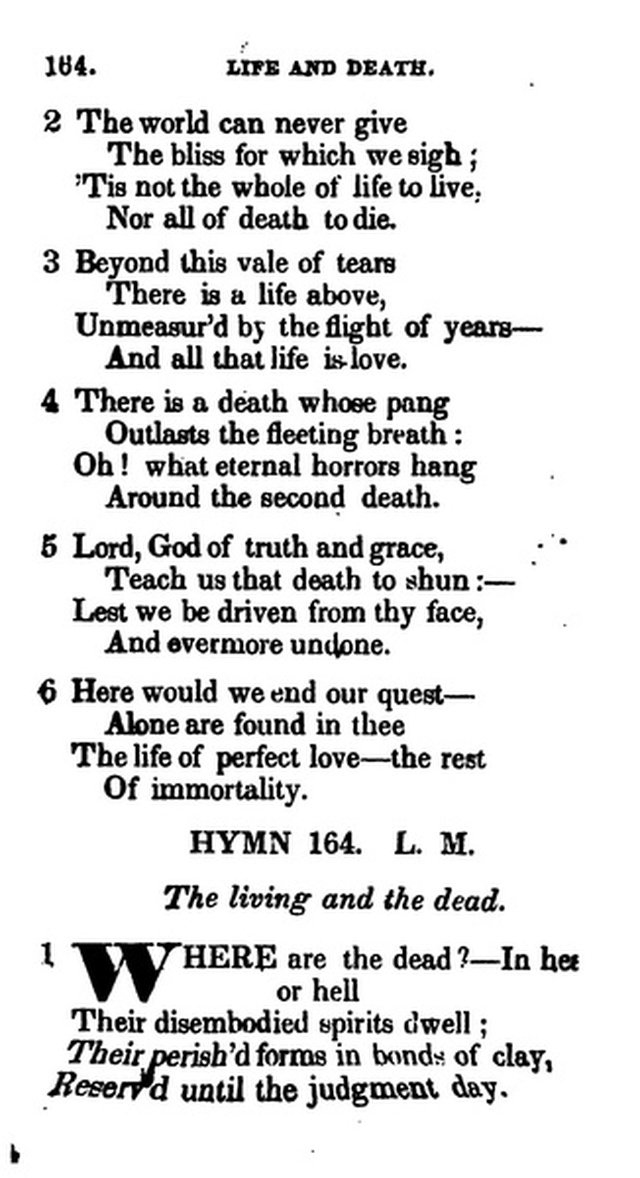 Additional Hymns, Adopted by the General Synod of the Reformed Dutch Church  in North America, at their Session June 1831. 2nd ed. page 135