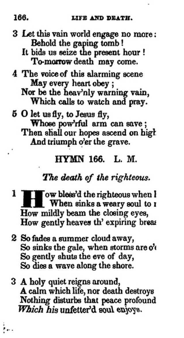 Additional Hymns, Adopted by the General Synod of the Reformed Dutch Church  in North America, at their Session June 1831. 2nd ed. page 137