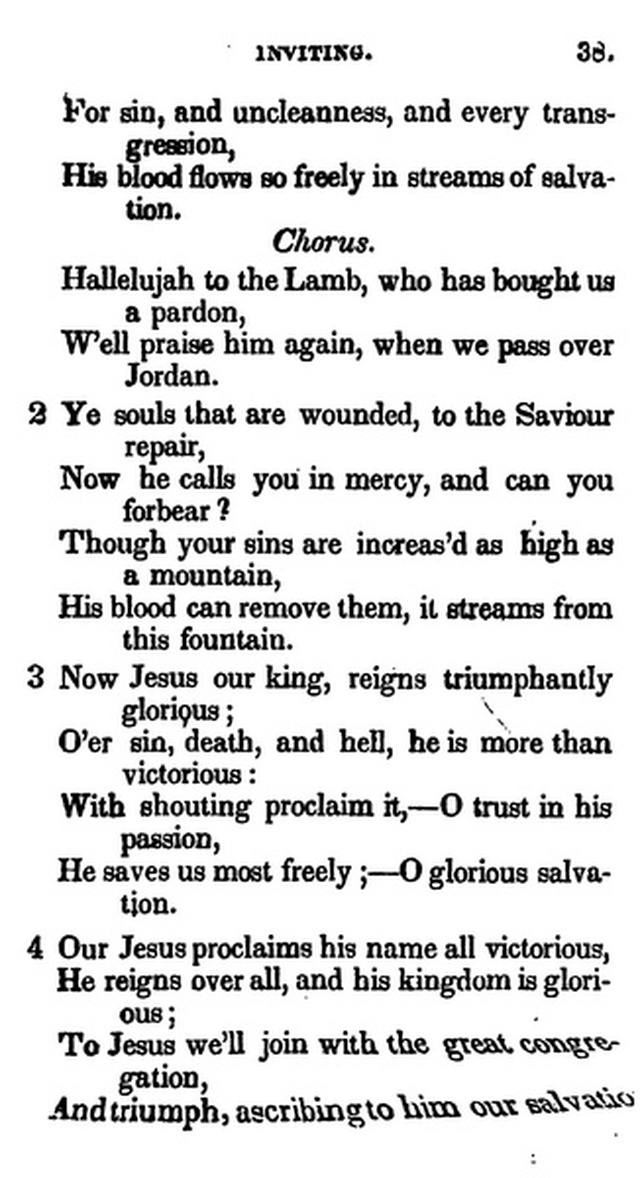 Additional Hymns, Adopted by the General Synod of the Reformed Dutch Church  in North America, at their Session June 1831. 2nd ed. page 34