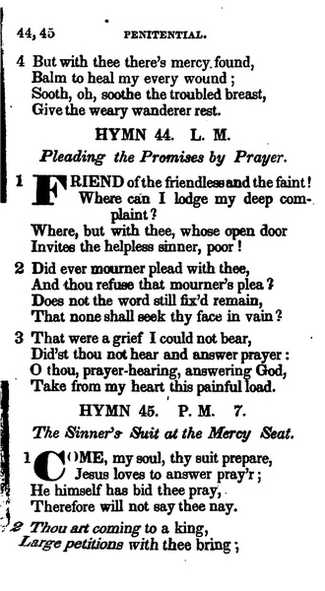 Additional Hymns, Adopted by the General Synod of the Reformed Dutch Church  in North America, at their Session June 1831. 2nd ed. page 37