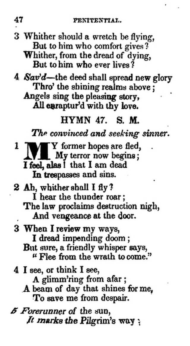 Additional Hymns, Adopted by the General Synod of the Reformed Dutch Church  in North America, at their Session June 1831. 2nd ed. page 39