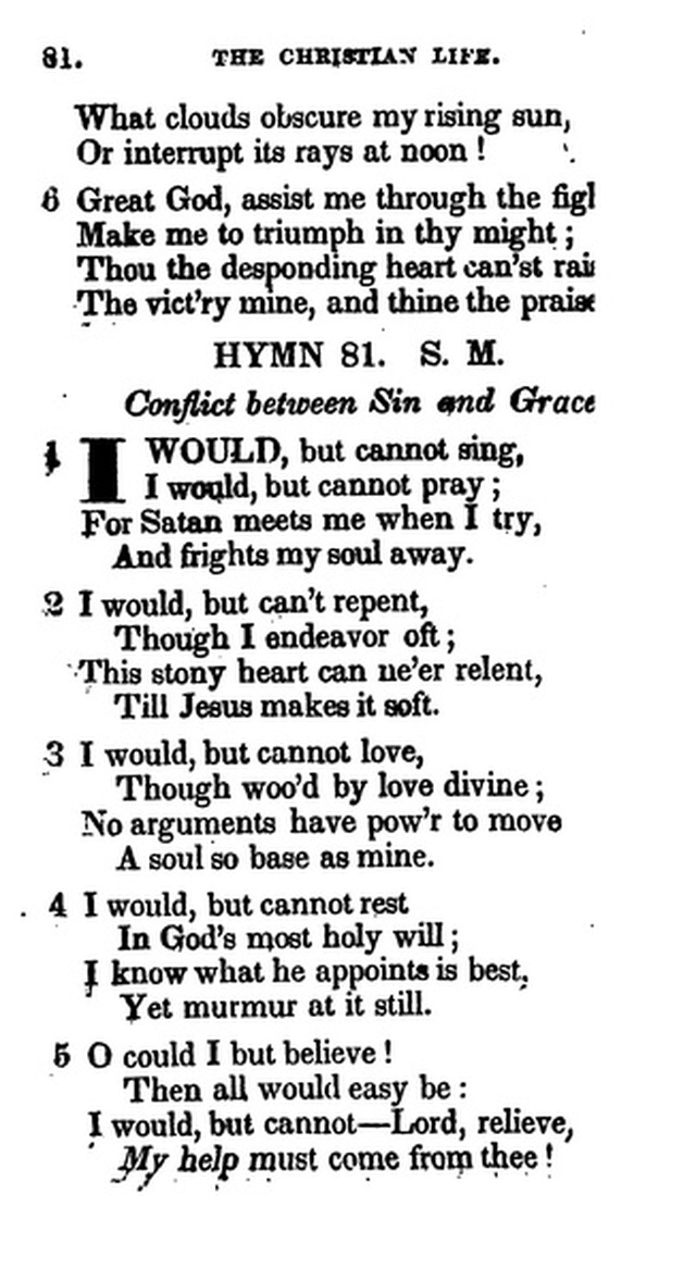 Additional Hymns, Adopted by the General Synod of the Reformed Dutch Church  in North America, at their Session June 1831. 2nd ed. page 67