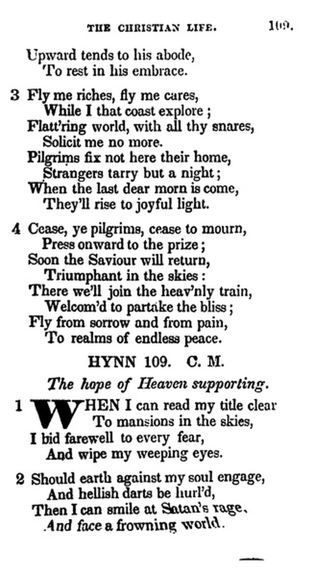 Additional Hymns, Adopted by the General Synod of the Reformed Dutch Church  in North America, at their Session June 1831. 2nd ed. page 92