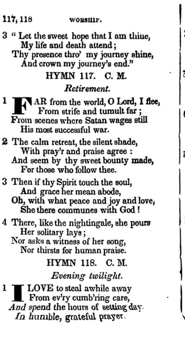 Additional Hymns, Adopted by the General Synod of the Reformed Dutch Church  in North America, at their Session June 1831. 2nd ed. page 99