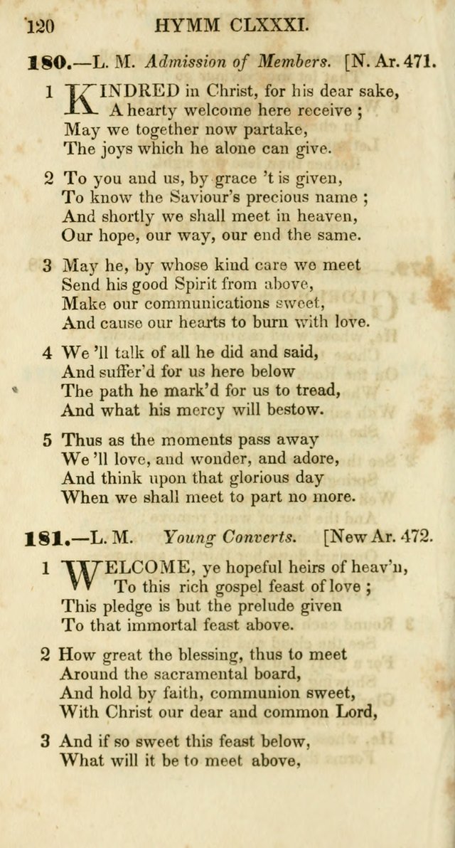 Additional Hymns, Adopted by the General Synod of the Reformed Protestant Dutch Church in North America, at their Session, June 1846, and authorized to be used in the churches under their care page 125