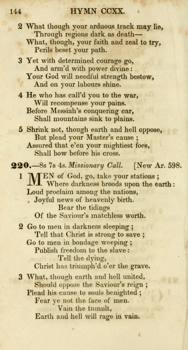 Additional Hymns, Adopted by the General Synod of the Reformed Protestant Dutch Church in North America, at their Session, June 1846, and authorized to be used in the churches under their care page 149