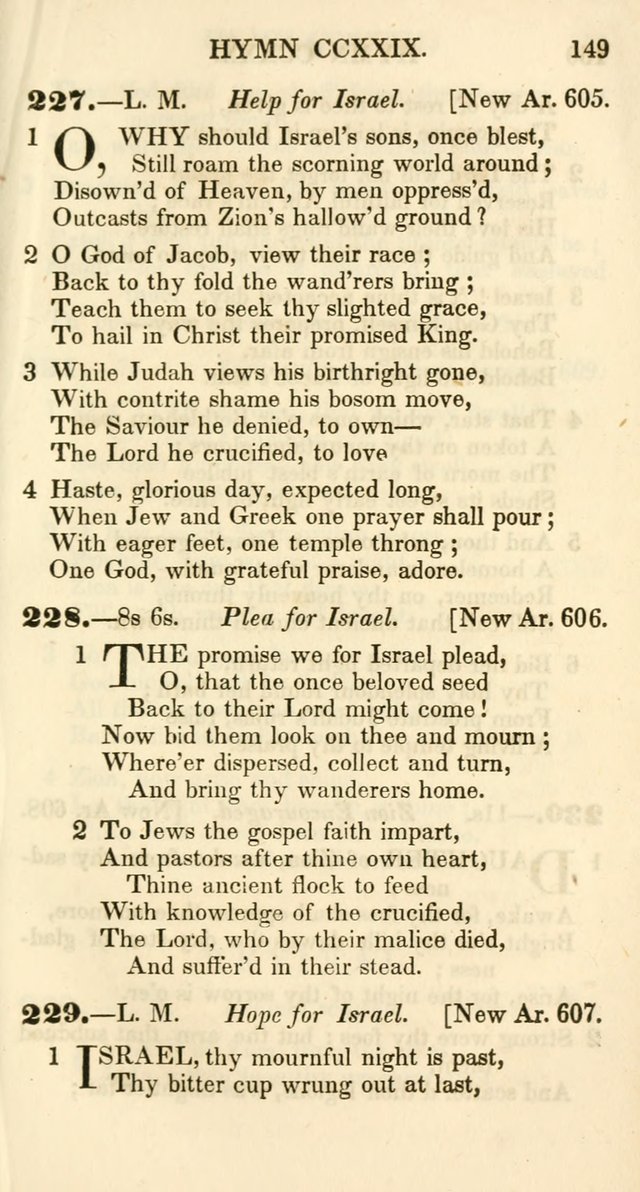 Additional Hymns, Adopted by the General Synod of the Reformed Protestant Dutch Church in North America, at their Session, June 1846, and authorized to be used in the churches under their care page 154