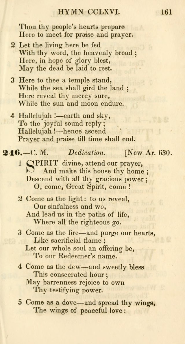 Additional Hymns, Adopted by the General Synod of the Reformed Protestant Dutch Church in North America, at their Session, June 1846, and authorized to be used in the churches under their care page 166