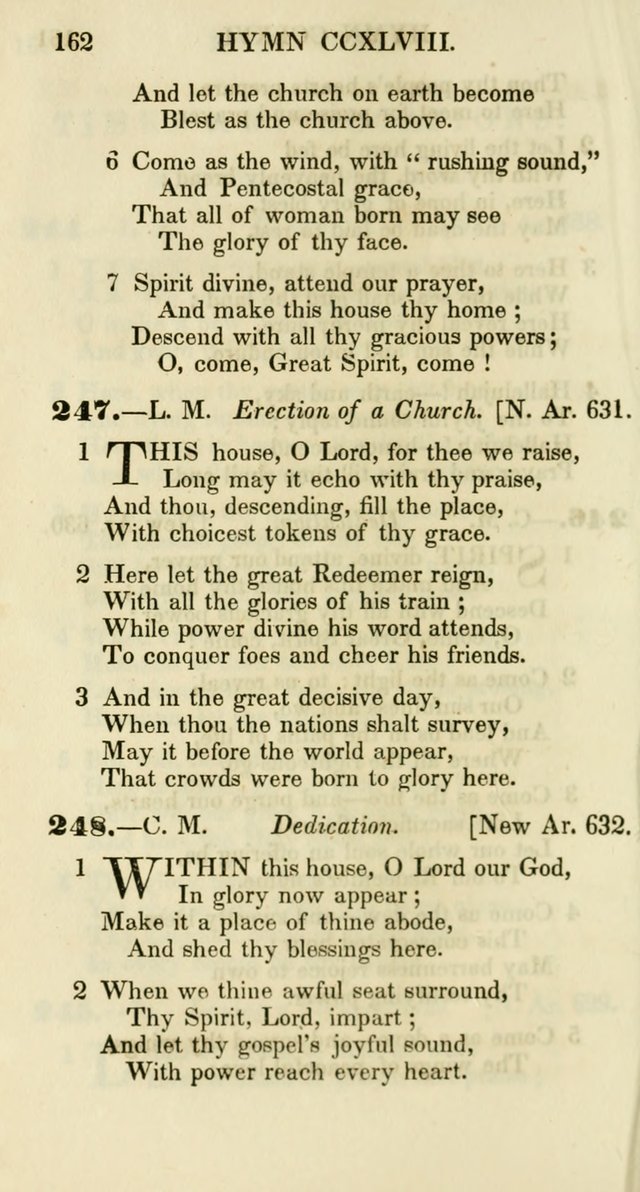 Additional Hymns, Adopted by the General Synod of the Reformed Protestant Dutch Church in North America, at their Session, June 1846, and authorized to be used in the churches under their care page 167