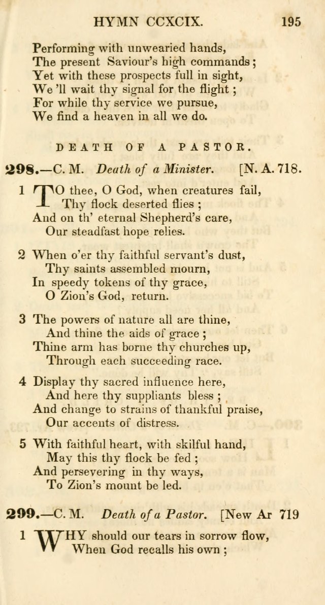 Additional Hymns, Adopted by the General Synod of the Reformed Protestant Dutch Church in North America, at their Session, June 1846, and authorized to be used in the churches under their care page 200