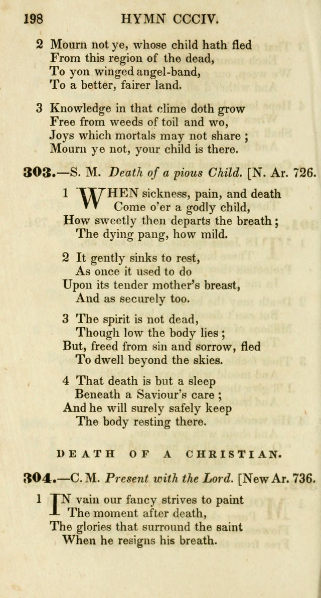 Additional Hymns, Adopted by the General Synod of the Reformed Protestant Dutch Church in North America, at their Session, June 1846, and authorized to be used in the churches under their care page 203