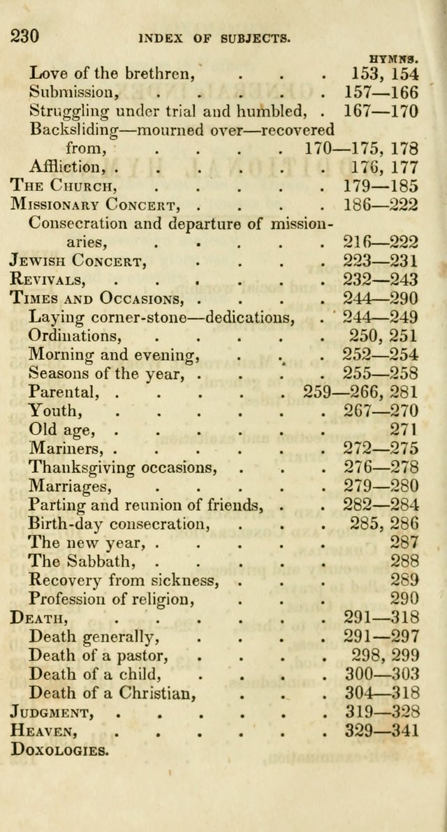 Additional Hymns, Adopted by the General Synod of the Reformed Protestant Dutch Church in North America, at their Session, June 1846, and authorized to be used in the churches under their care page 235