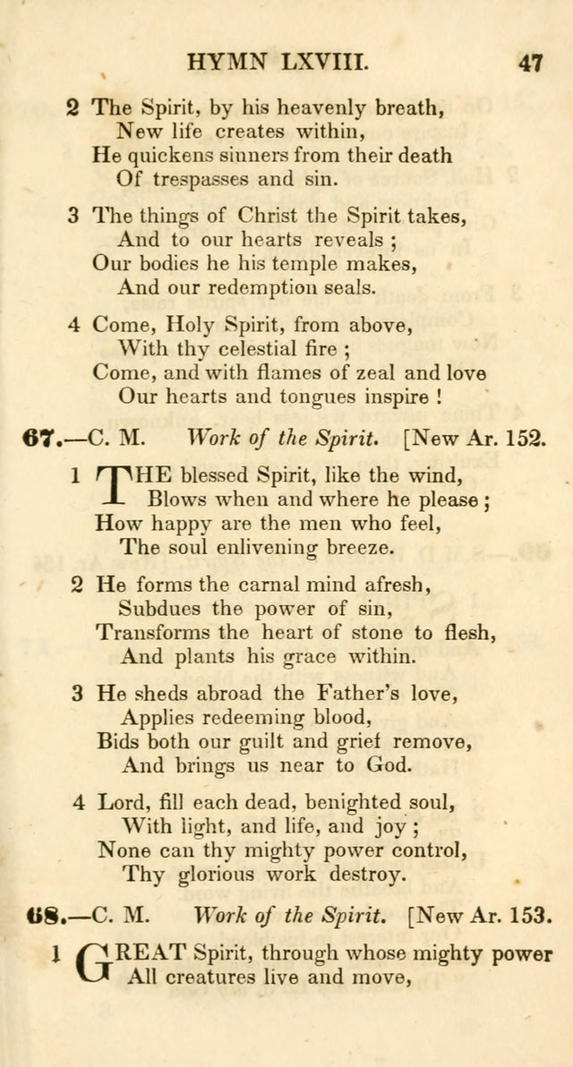 Additional Hymns, Adopted by the General Synod of the Reformed Protestant Dutch Church in North America, at their Session, June 1846, and authorized to be used in the churches under their care page 52