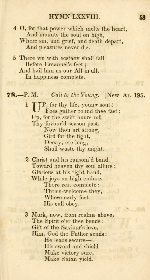 Additional Hymns, Adopted by the General Synod of the Reformed Protestant Dutch Church in North America, at their Session, June 1846, and authorized to be used in the churches under their care page 58