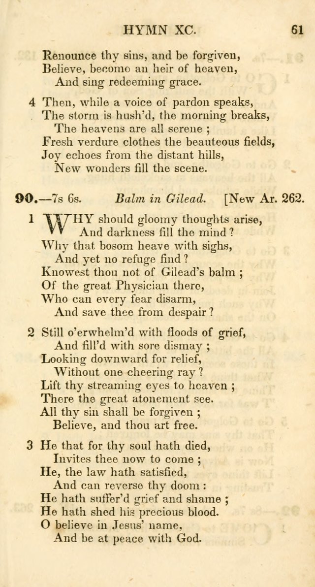 Additional Hymns, Adopted by the General Synod of the Reformed Protestant Dutch Church in North America, at their Session, June 1846, and authorized to be used in the churches under their care page 66