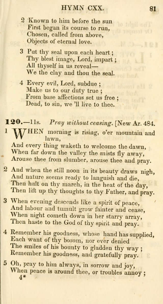 Additional Hymns, Adopted by the General Synod of the Reformed Protestant Dutch Church in North America, at their Session, June 1846, and authorized to be used in the churches under their care page 86