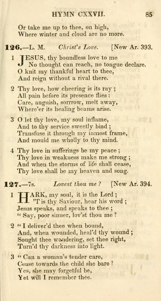 Additional Hymns, Adopted by the General Synod of the Reformed Protestant Dutch Church in North America, at their Session, June 1846, and authorized to be used in the churches under their care page 90