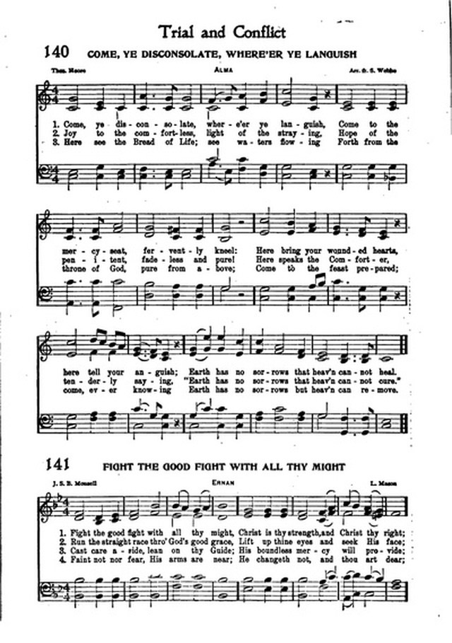 Association Hymn Book: for use in meetings for men page 109