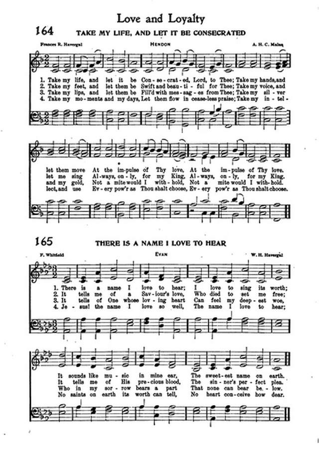 Association Hymn Book: for use in meetings for men page 128