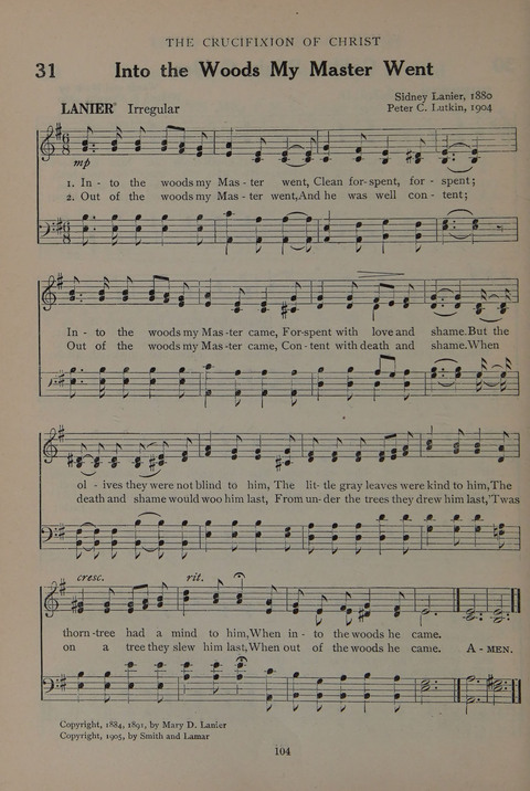 The Abingdon Hymnal: a Book of Worship for Youth page 102